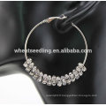 Boucles d&#39;oreilles en cristal de perles de basket-ball en gros